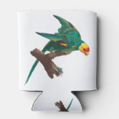 Geelbruine parkiet blikjeskoeler (Achterkant)