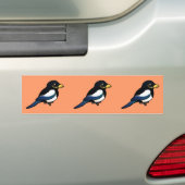 Geelbuikspek Bumpersticker (Op auto)
