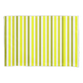 Geelgouden gestreepte Kussensloop (Voorkant-Links)