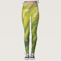 Geelgroene Leggings