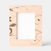 geelgroene wijnstok gegraveerde lijstjes (Voorkant)