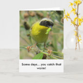 Geelkeel Wenskaart Kaart (Gele Bloem)