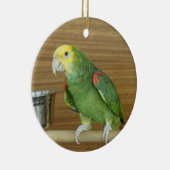 Geelkopte Amazon Parrot Keramisch Ornament (Rechts)
