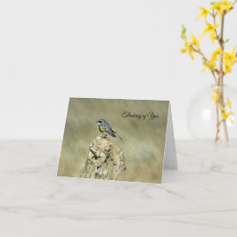 Geelrugzanger - Denk aan Jou Kaart