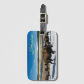 geelsteen Bagagelabel-Buffalo Bagagelabel (Voorkant (verticaal))