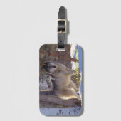 geelsteen Bagagelabel-Wolf Bagagelabel (Voorkant (verticaal))