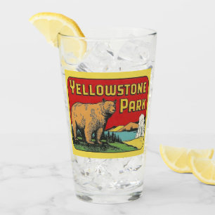 Geelsteen Park Vintage Travel Pint Glass Glas