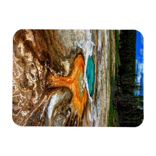 geelsteen thermische pool magneet (Horizontaal)