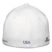 Geelsteen voor de visserij met geborduurd Pet van  (Achterkant)