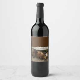 geelsteen wijn etiket