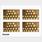 Geelsticker Rechthoekige Sticker (Vel)