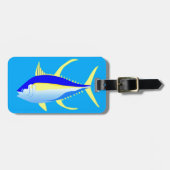 Geelvintonijn Bagagelabel (Voorkant horizontaal)