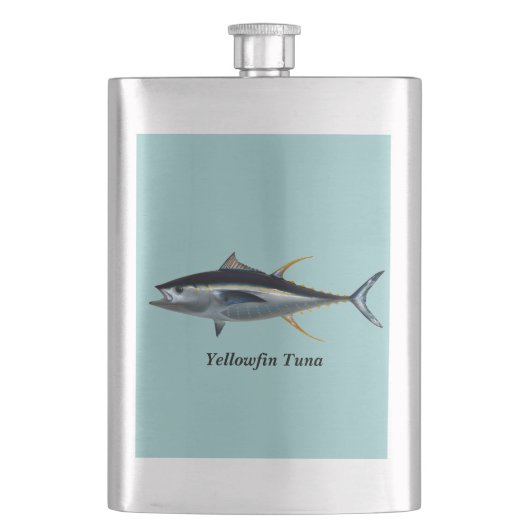 Geelvintonijn Heupfles (Voorkant)