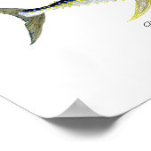 Geelvintonijn Poster (Hoek)