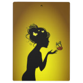 Geelvlindervrouw Klembord (Achterkant)