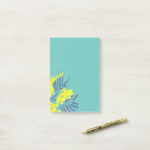 Geelwattenbloemen Post-it® Notes (Op bureau)