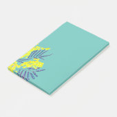 Geelwattenbloemen Post-it® Notes (Schuin)