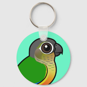 Geelzijdig bevaarbare conure sleutelhanger