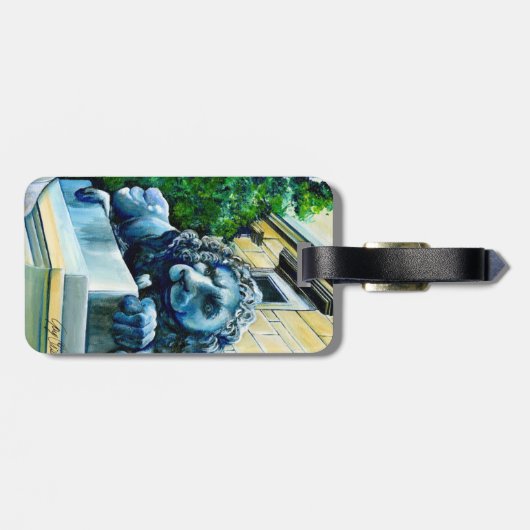 Geëmeerde waareline bagagelabel (Achterkant horizontaal)