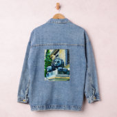 Geëmeerde waareline denim jacket (Hangar)