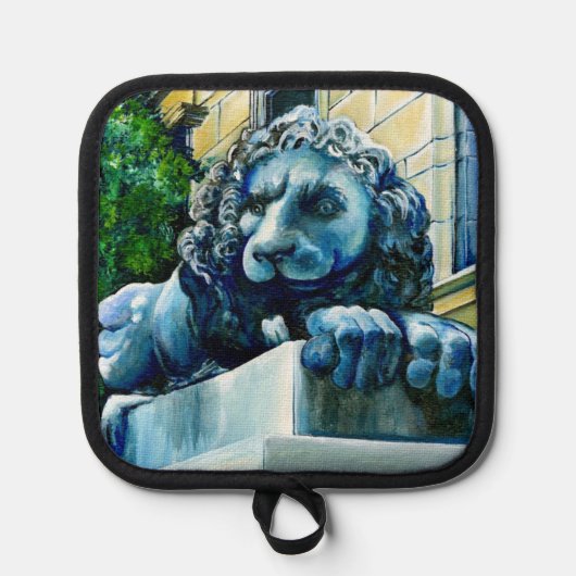 Geëmeerde waareline pannenlap (Voorkant)