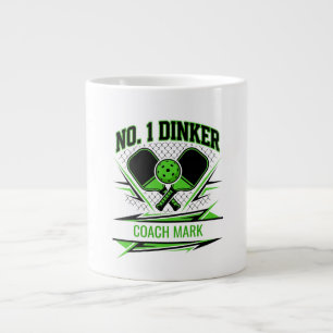 Geen 1 Dinker Pickleball Coach Aangepaste Jumbo Mo Extra Grote Beker