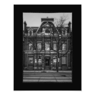 Geen 496 Queen St E 4 met rand Foto Afdruk