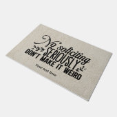 Geen aansporend hormoon deurmat (Schuin)