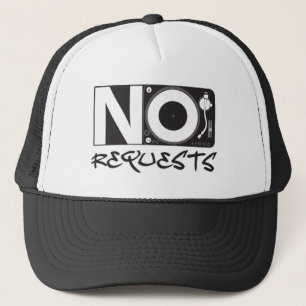 Geen aanvragen - DJ DJ DJing Disk Jockey Music Trucker Pet