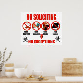 Geen aanvragen poster (Keuken)