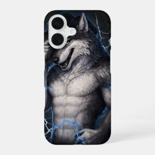 Geen aardige jongen meer Grappige Alpha Wolf Meme iPhone 16 Hoesje
