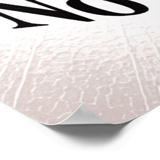 Geen advies poster (Hoek)