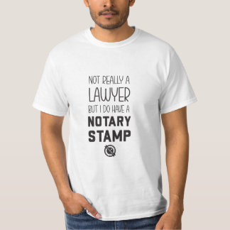 Geen advocaat Notaris Heren T-shirt