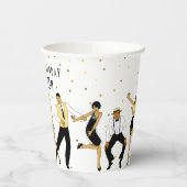 GEEN AGE Art Deco/Great Gatsby/1920s Birthday Part Papieren Bekers (Links)