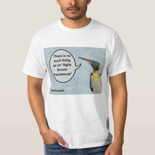 Geen Agile Scrum Framework T-shirt (Voorkant)