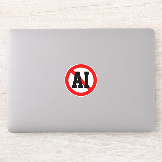 Geen AI Sticker (Computer)