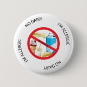 Geen airy Allergy Alert Button (Voorkant)