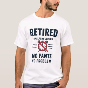 Geen Alarm Geen Broek Grappig Pensioen Mok T-shirt