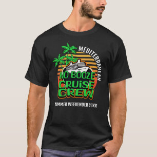 GEEN ALCOHOL ZEILTOCHT BEMANNING Vrienden Groep Fe T-shirt