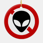 GEEN ALIENS KERAMISCH ORNAMENT (Achterkant)