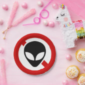 GEEN ALIENS PAPIEREN BORDJE (Feest)