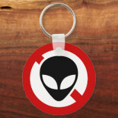 GEEN ALIENS SLEUTELHANGER (Voorkant)