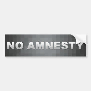 Geen Amnesty Bumpersticker