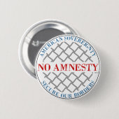 Geen Amnesty Ronde Button 5,7 Cm (Voorkant /achterkant)