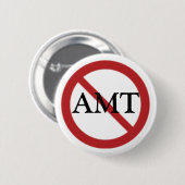 Geen AMT-Button Ronde Button 5,7 Cm (Voorkant /achterkant)