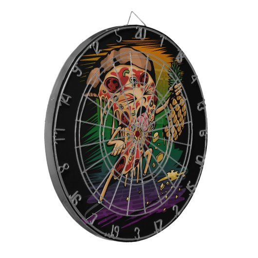 Geen ananas dartbord (Voorkant Links)