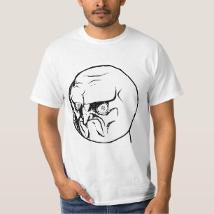 Geen Angry Rage Face Rageface Meme Comic T-shirt