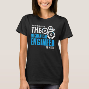 Geen angst dat de machinist hier is t-shirt