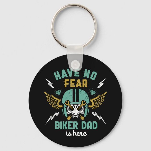 Geen angst dat papa hier is. sleutelhanger (Voorkant)