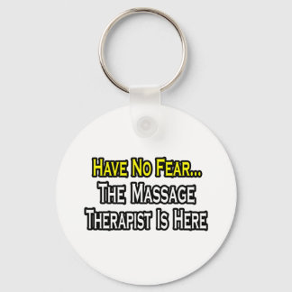 Geen angst, de massagetherapeut is er sleutelhanger
